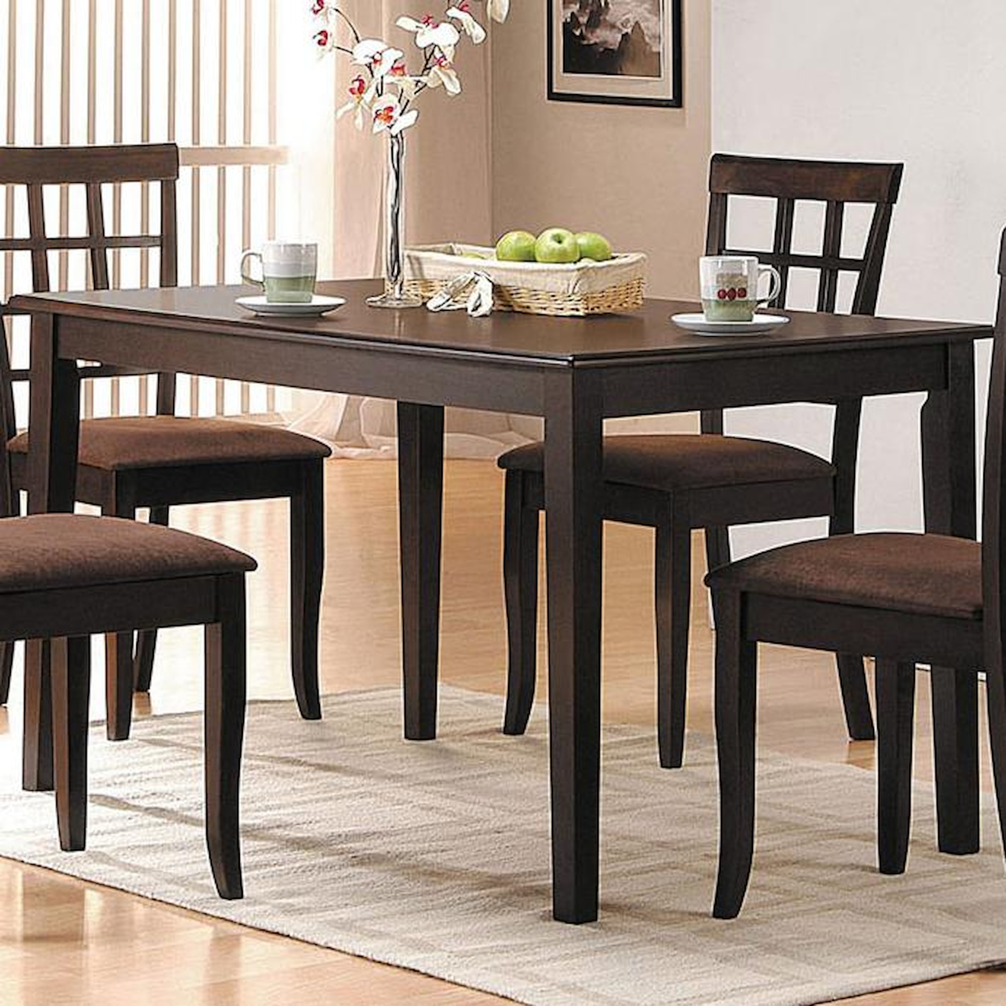 Acme Furniture Cardiff 06850 Espresso Rectangular Dining Table Value